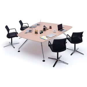 Orangebox Lano Meeting Room Table - Soft Vase